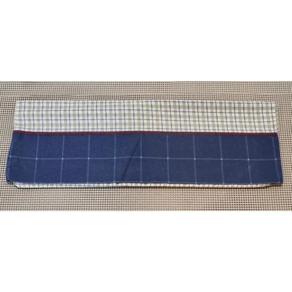 WestPoint Stevens Pillowcase Standard Plaid Check Cotton Blend USA